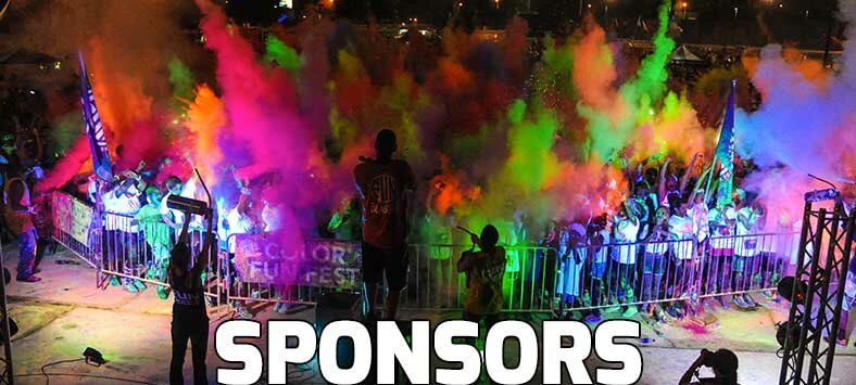 Sponsor the Best Night Color Run Color Fun Fest 5K | Epic Day and Night Color Run